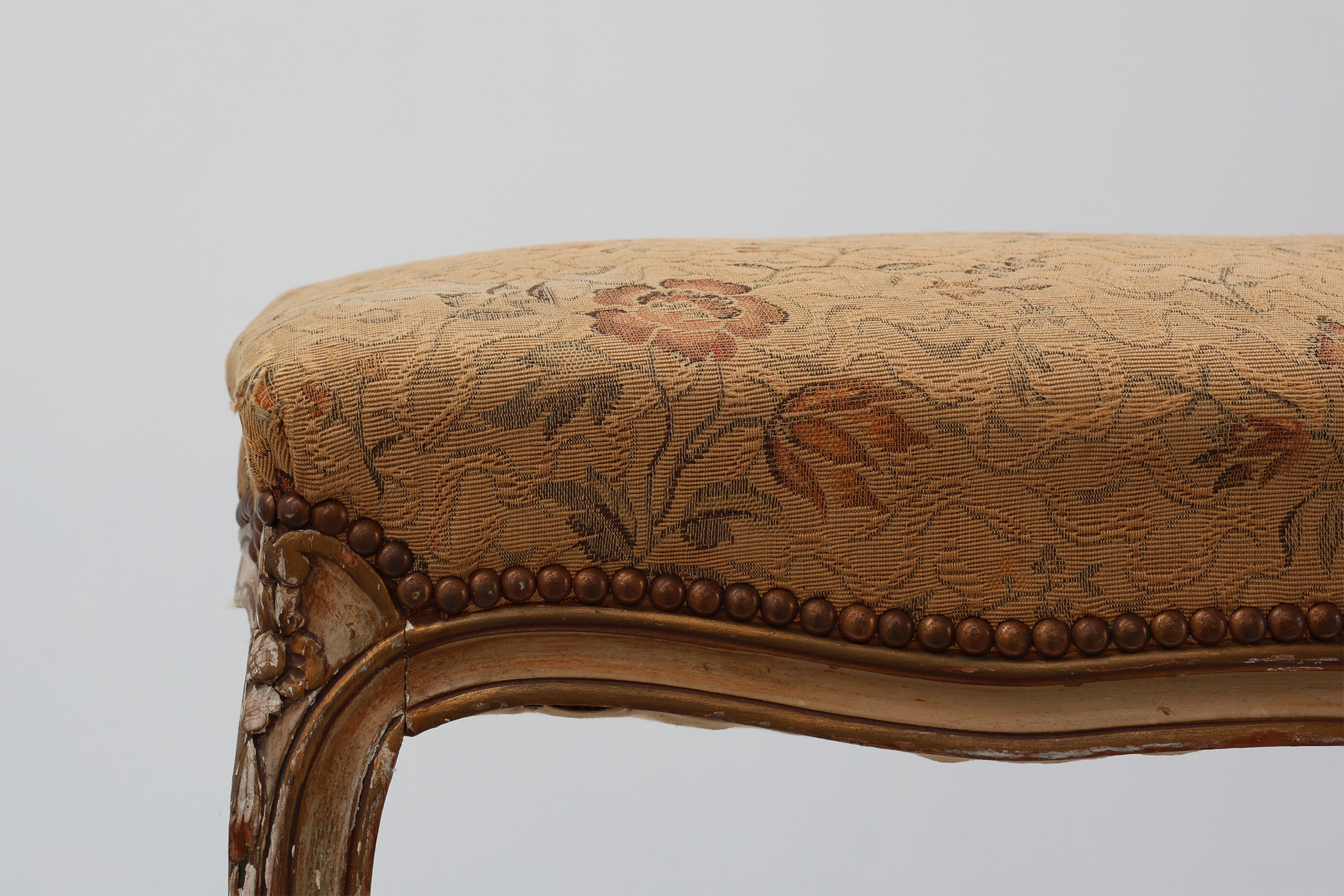 19th Century French Louis XV style piano bench or stoolthumbnail